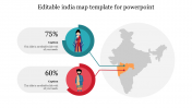 Free Editable India Map Template For PowerPoint Slides